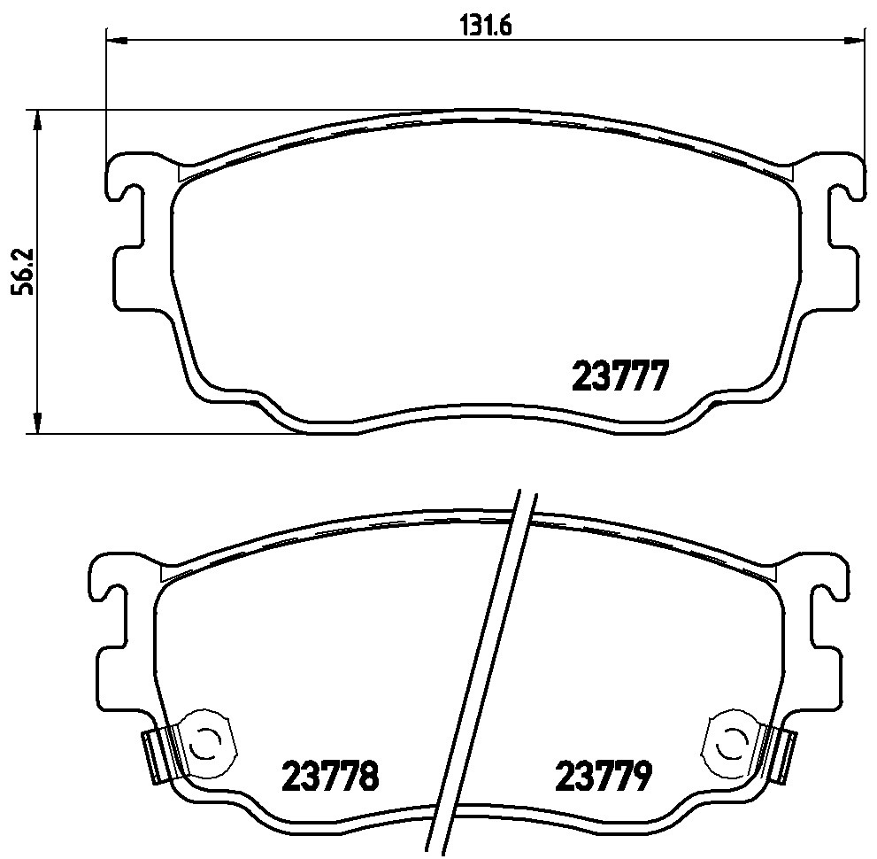 Klocki hamulcowe BREMBO P 49 026