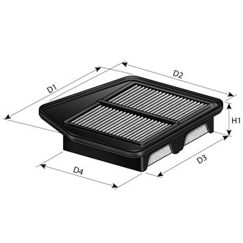 Filtr powietrza PURFLUX A1506