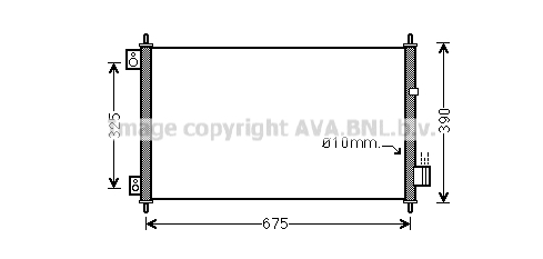Skraplacz klimatyzacji AVA QUALITY COOLING HD5229