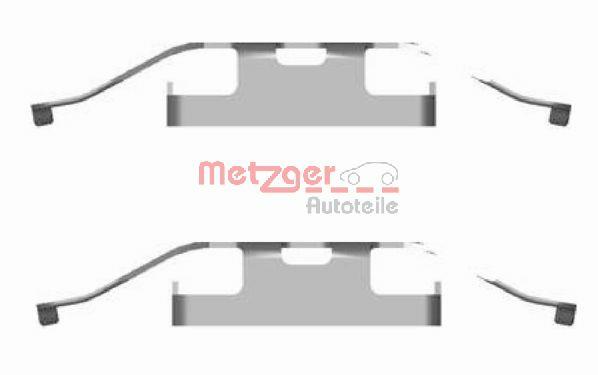 Zestaw akcesoriów montażowych  klocków hamulcowych METZGER 109-1682