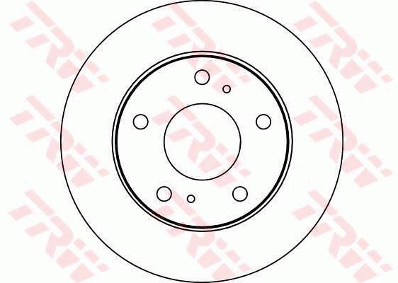 Tarcza hamulcowa TRW DF4092