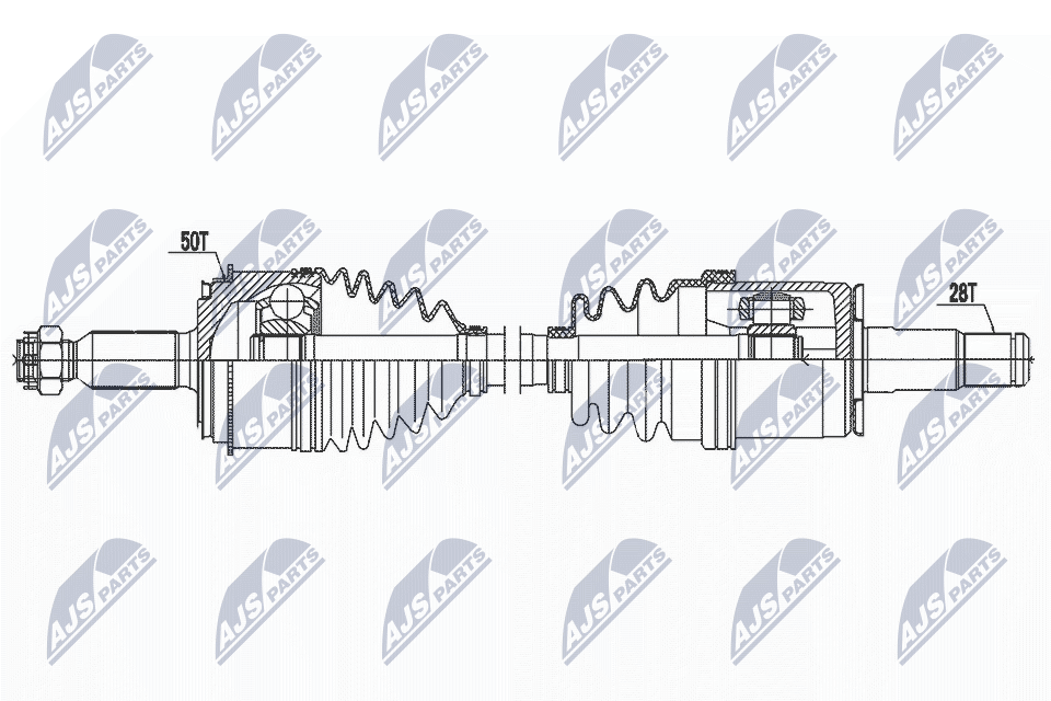 Wał napędowy NTY NPW-MS-079