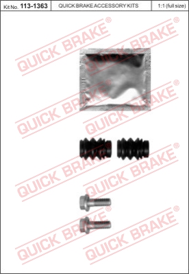 Zestaw naprawczy zacisk hamulcowy QUICK BRAKE 113-1363