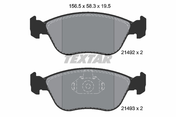 Klocki hamulcowe TEXTAR 2149201