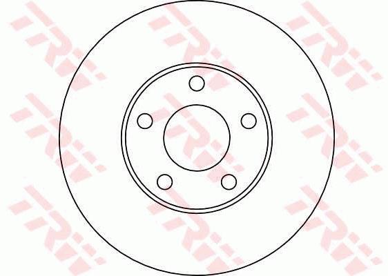 Tarcza hamulcowa TRW DF4045