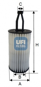 Filtr oleju UFI 25.172.00