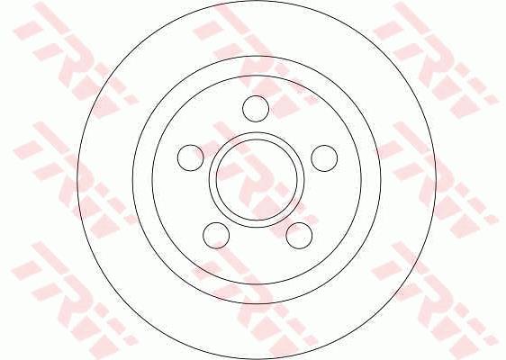 Tarcza hamulcowa TRW DF4407