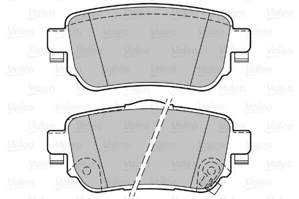 Klocki hamulcowe VALEO 601416