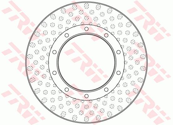 Tarcza hamulcowa TRW DF5010S