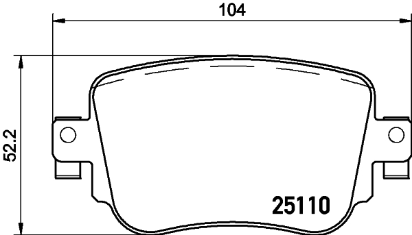 Klocki hamulcowe HELLA 8DB 355 021-911