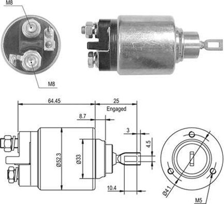 Elektromagnes rozrusznika MAGNETI MARELLI 940113050011