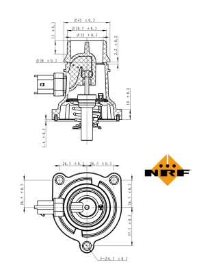 Termostat NRF 725024