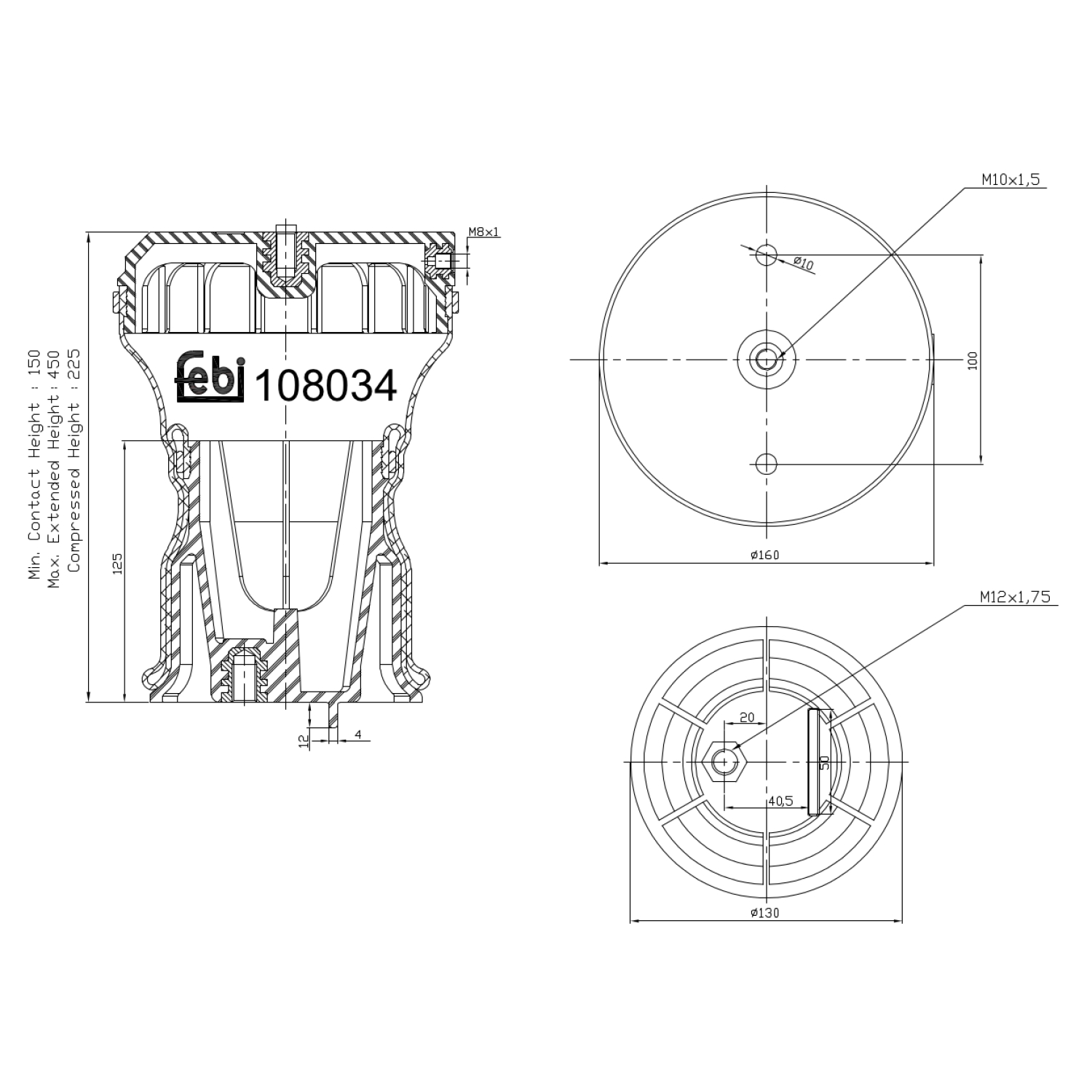 Miech powietrzny FEBI BILSTEIN 108034