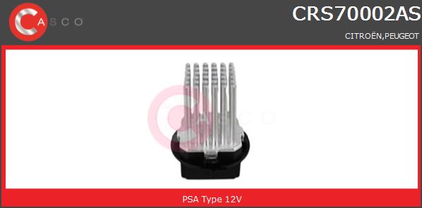 Opornik wentylatora CASCO CRS70002AS