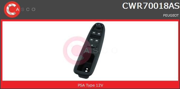 Przełącznik podnośnika szyby CASCO CWR70018AS