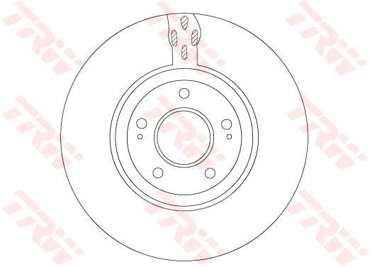 Tarcza hamulcowa TRW DF7302S