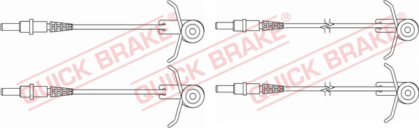 Czujnik zużycia klocków QUICK BRAKE WS 0181 A