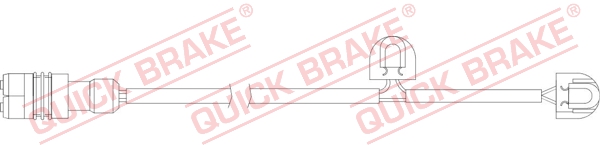 Czujnik zużycia klocków QUICK BRAKE WS 0333 A