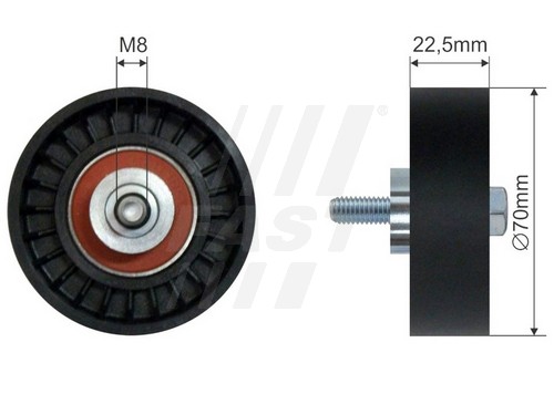 Rolka napinacza paska osprzętu FAST FT44550