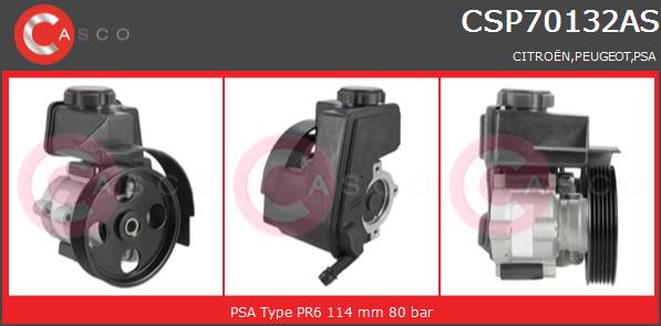 Pompa wspomagania CASCO CSP70132AS