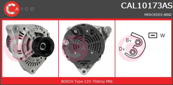 Alternator CASCO CAL10173AS