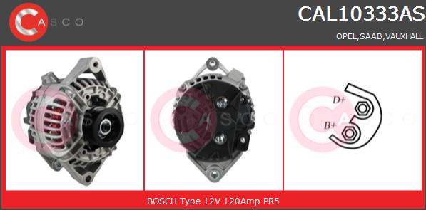 Alternator CASCO CAL10333AS