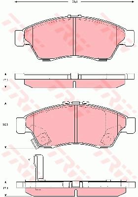 Klocki hamulcowe TRW GDB3290