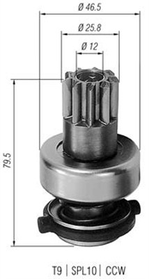Bendiks rozrusznika MAGNETI MARELLI 940113020183