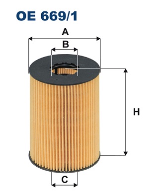 Filtr oleju FILTRON OE669/1