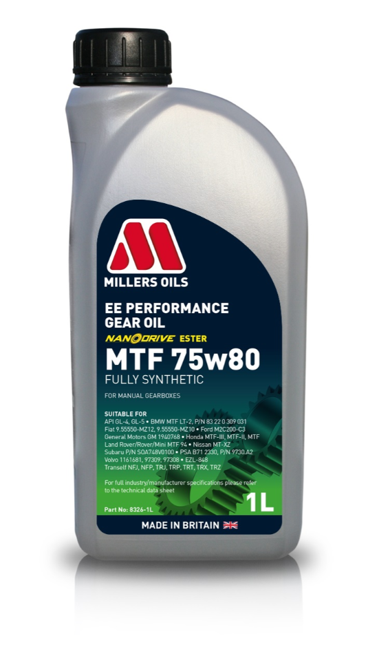 Olej przekładniowy Millers Oils EE Performance 75W80 1L