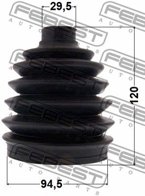 Zestaw osłon FEBEST 0417P-V97WF