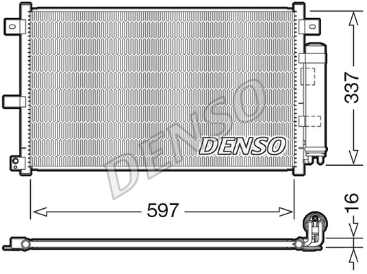 Skraplacz klimatyzacji DENSO DCN44001