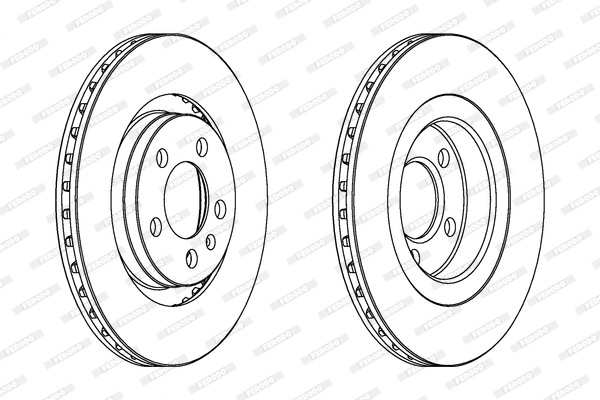 Tarcza hamulcowa FERODO DDF928