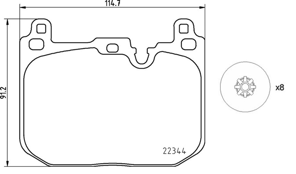 Klocki hamulcowe BREMBO P 06 097