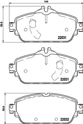 Klocki hamulcowe HELLA 8DB 355 021-541