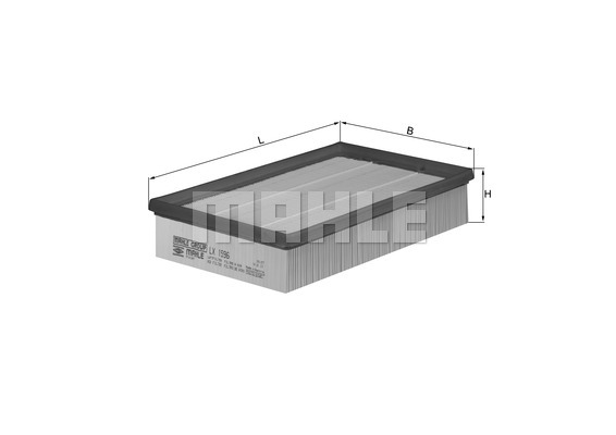 Filtr powietrza KNECHT LX 1596