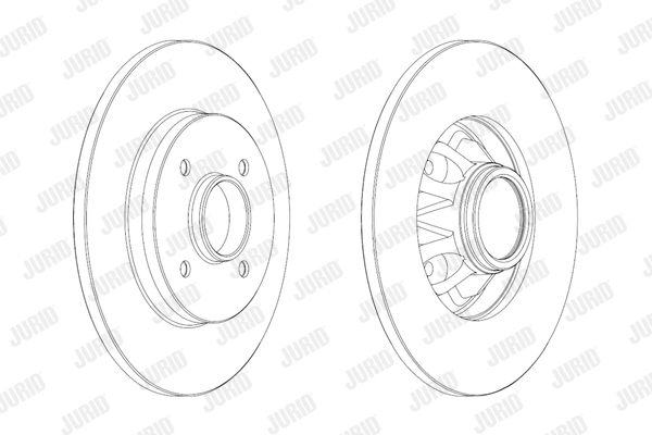 Tarcza hamulcowa JURID 562937JC-1