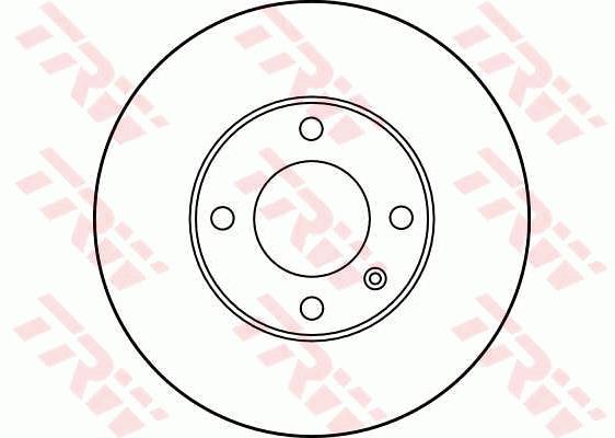 Tarcza hamulcowa TRW DF1516