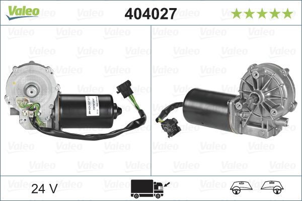 Silnik wycieraczek VALEO 404027