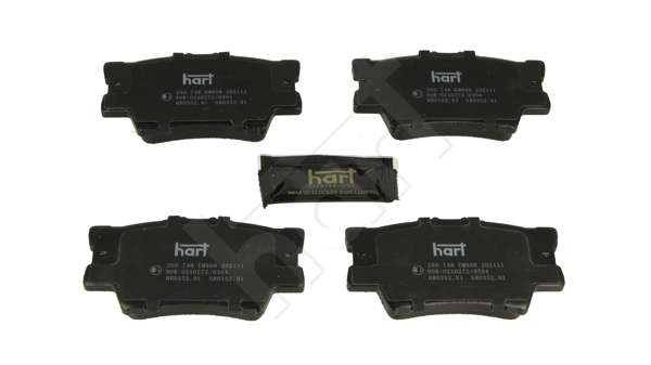 Klocki hamulcowe HART 260 748