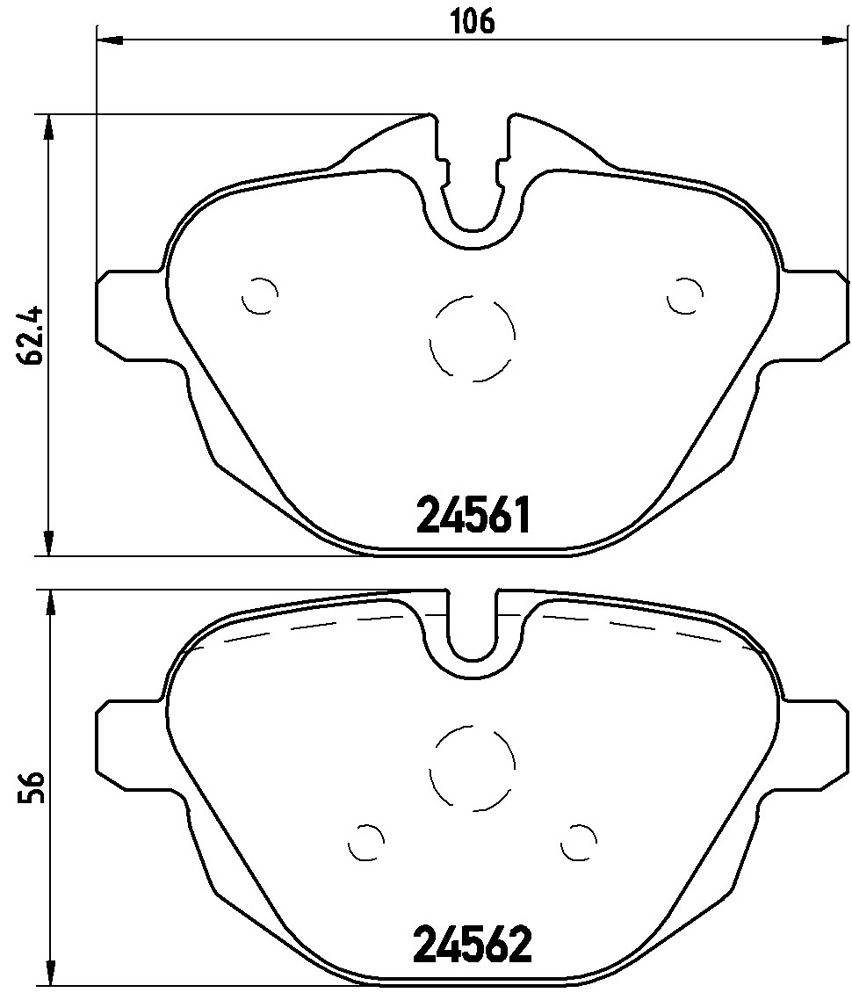 Klocki hamulcowe BREMBO P 06 064X