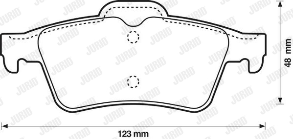 Klocki hamulcowe JURID 573018J