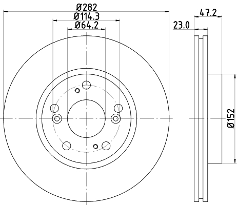 Tarcza hamulcowa HELLA 8DD 355 118-131