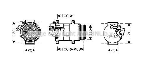 Kompresor klimatyzacji AVA QUALITY COOLING MSAK434