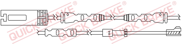 Czujnik zużycia klocków QUICK BRAKE WS 0324 A