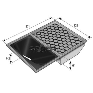 Filtr powietrza PURFLUX A1707