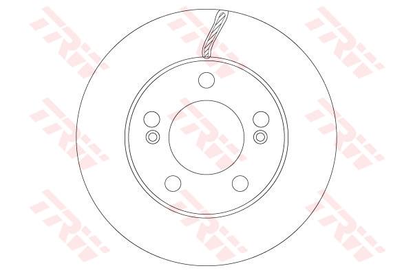 Tarcza hamulcowa TRW DF6888
