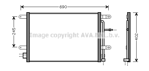 Skraplacz klimatyzacji AVA QUALITY COOLING AI5238