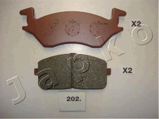 Klocki hamulcowe JAPKO 50202