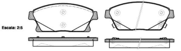 Klocki hamulcowe REMSA 1431.02